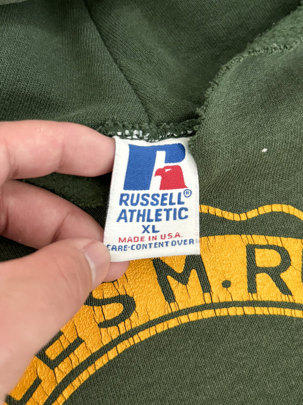 1990s Russell "Charles M Russell" Distressed Hoodie (XL)