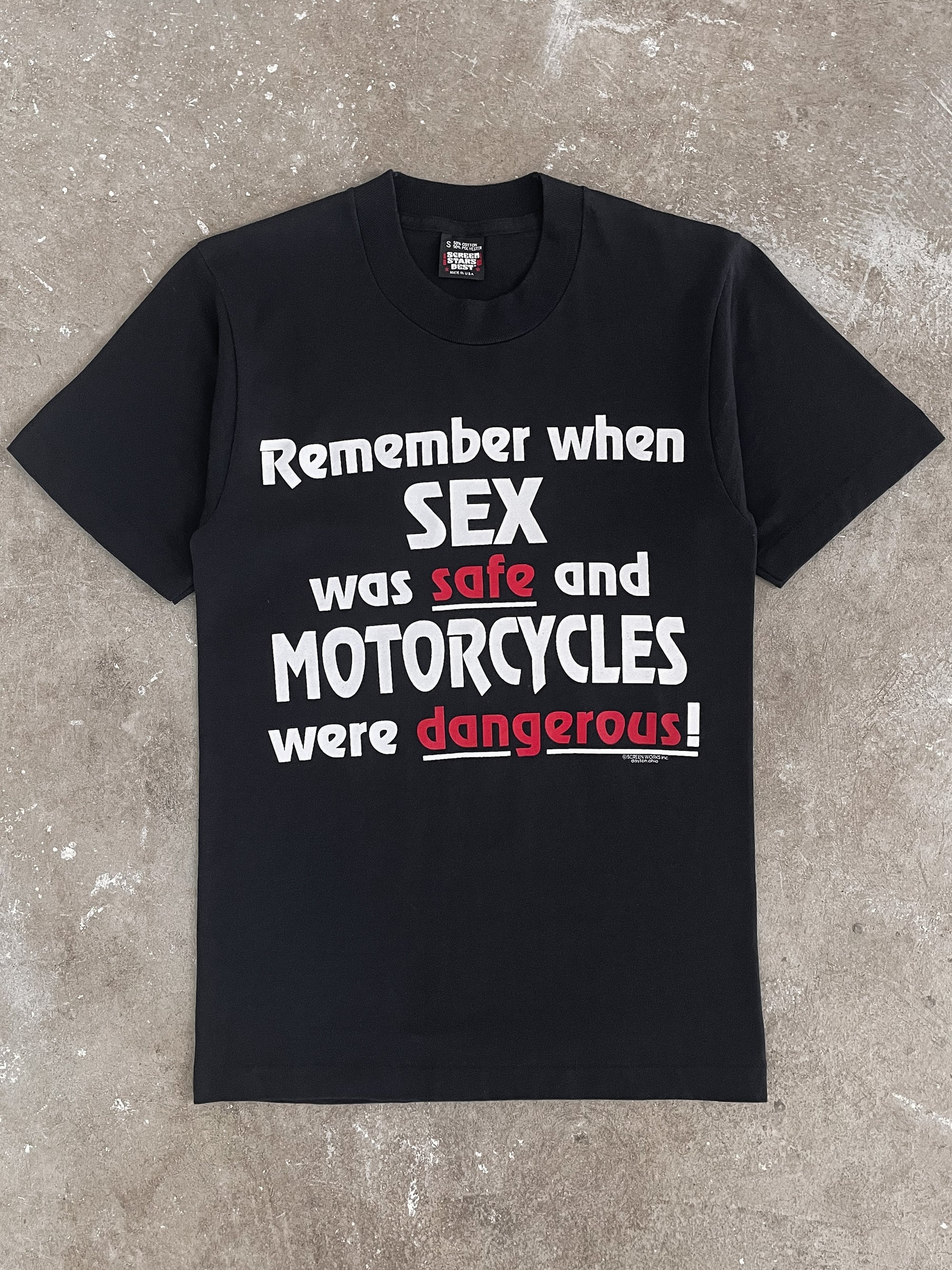 1990s “Remember When Sex Was Safe…” Tee (XS)