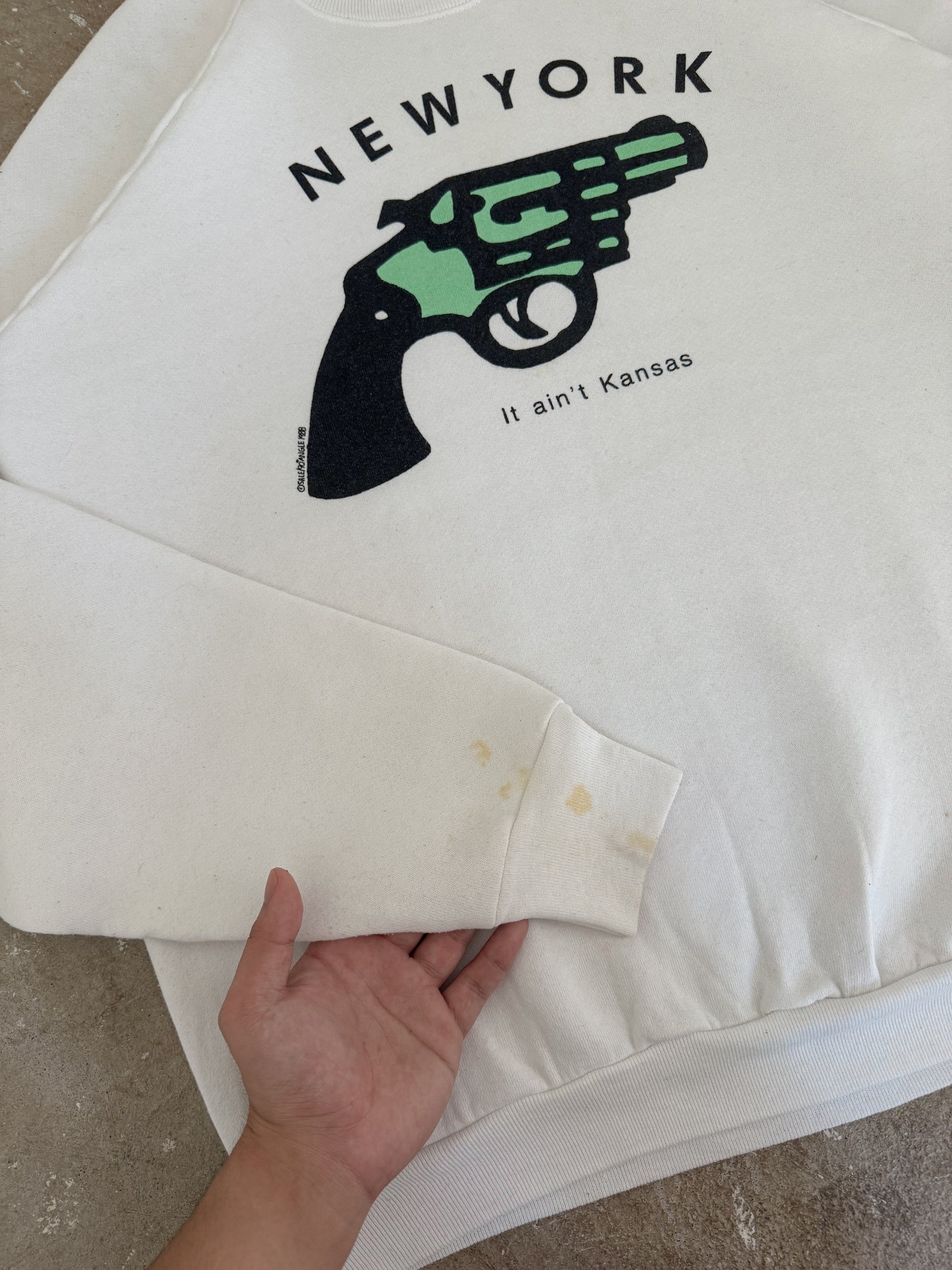 1980s "New York ... It Ain't Kansas" Sweatshirt (L)