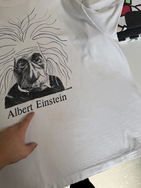 1990s "Albert Einstein" Largely Literary Tee (XL)
