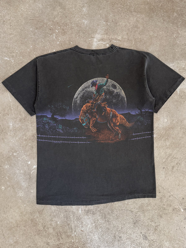 1990s "Cowboy Moon" Faded Tee (XL)