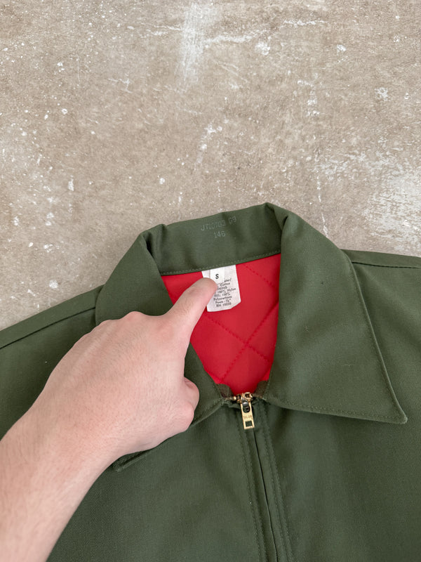 1970s Green Lined Work Jacket (S)