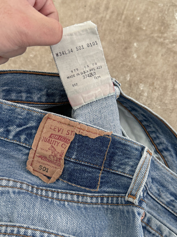 1990s Levis Faded Blue 501 (31X32)