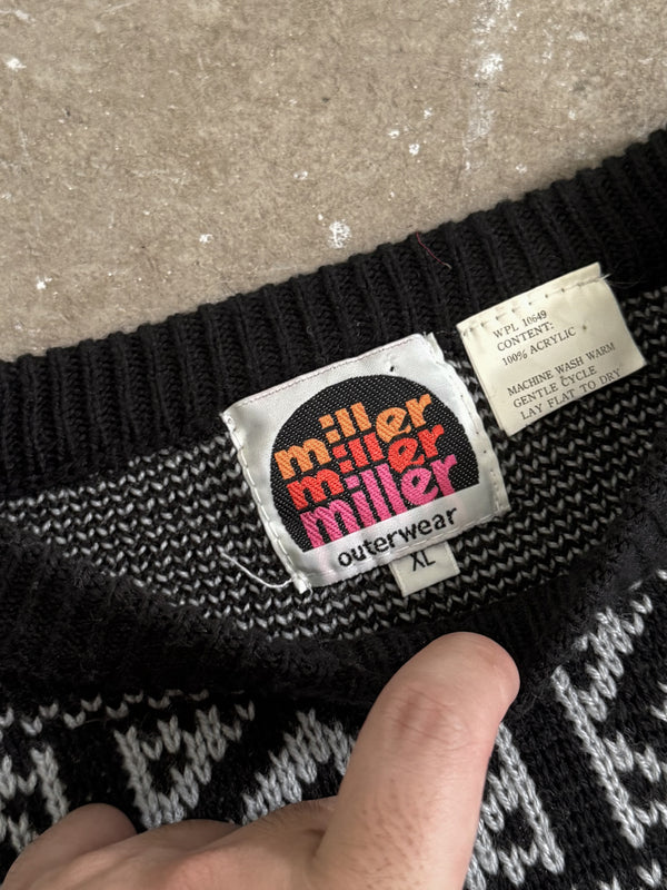 1970s Miller "End of the Trail" Knit Sweater (XL)