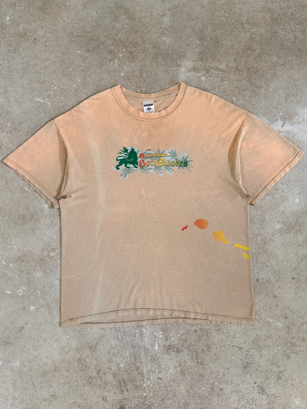 2000s "Hawaiian Holy Smokes" Distressed Tee (XL)