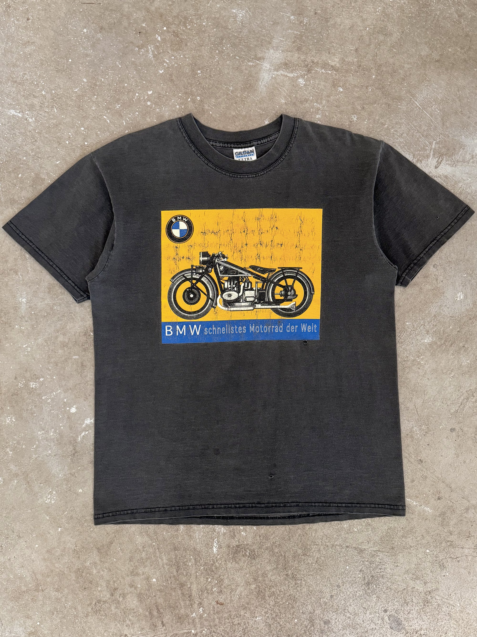 1990s/00s "BMW Motorrad" Faded Tee (L)