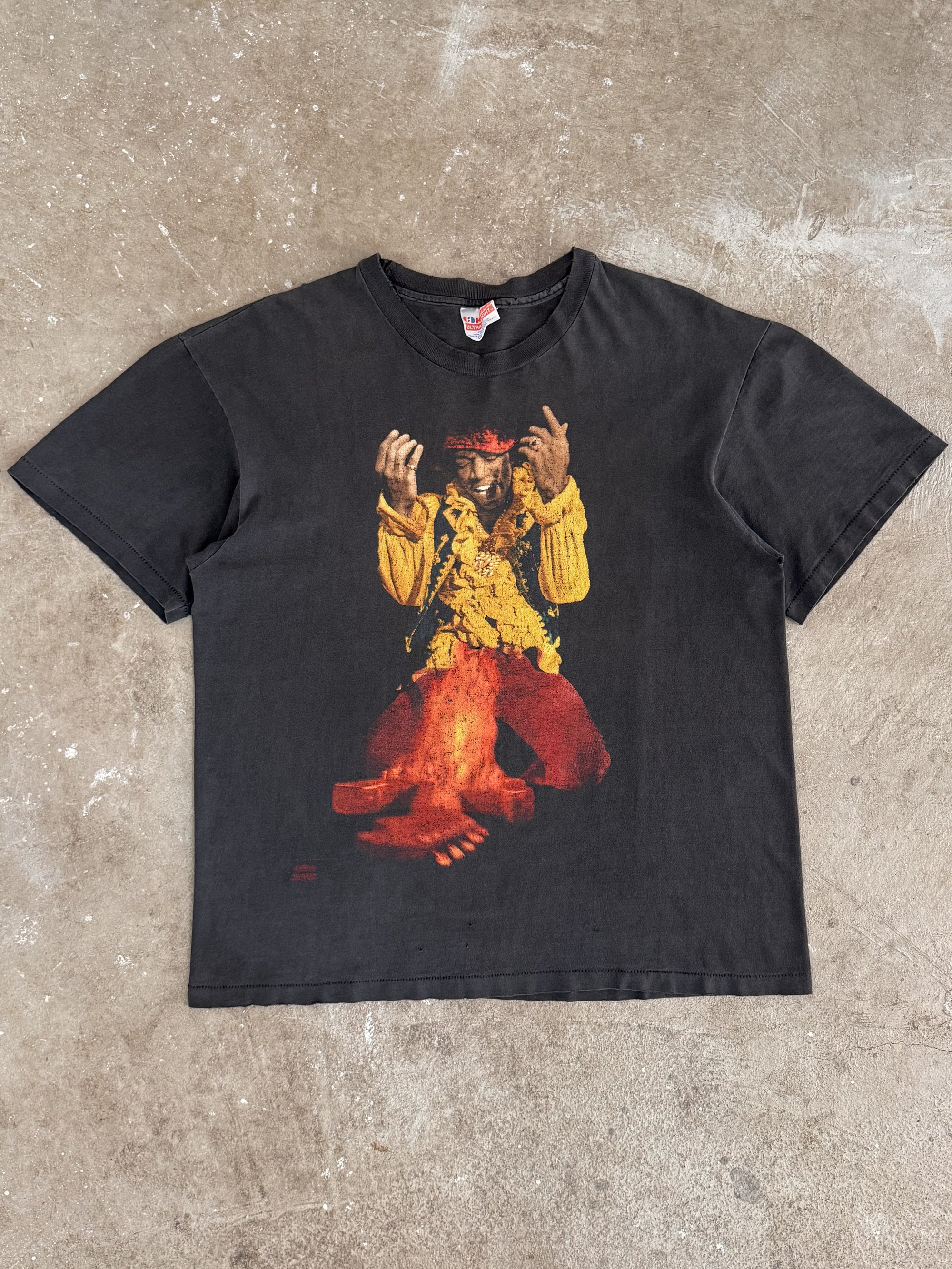 1991 Jimi Hendrix "Burning Guitar" Tee (M)