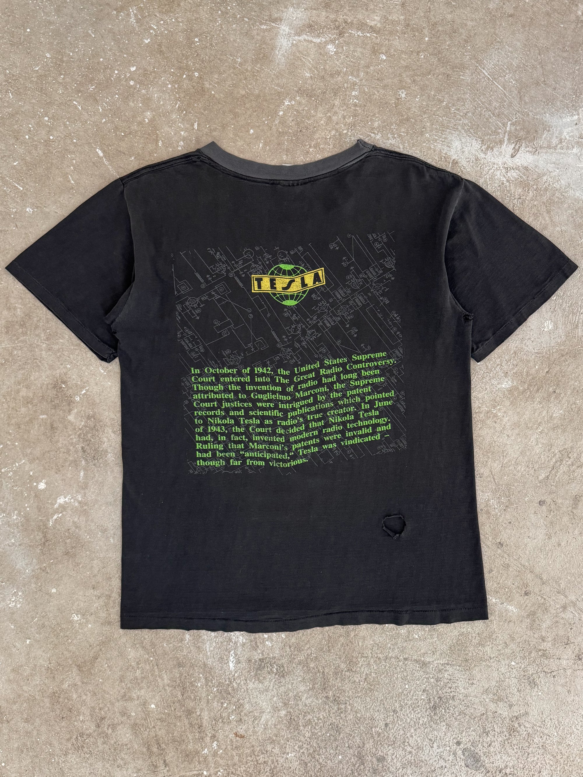 1989 Tesla Pushead Tee (M)