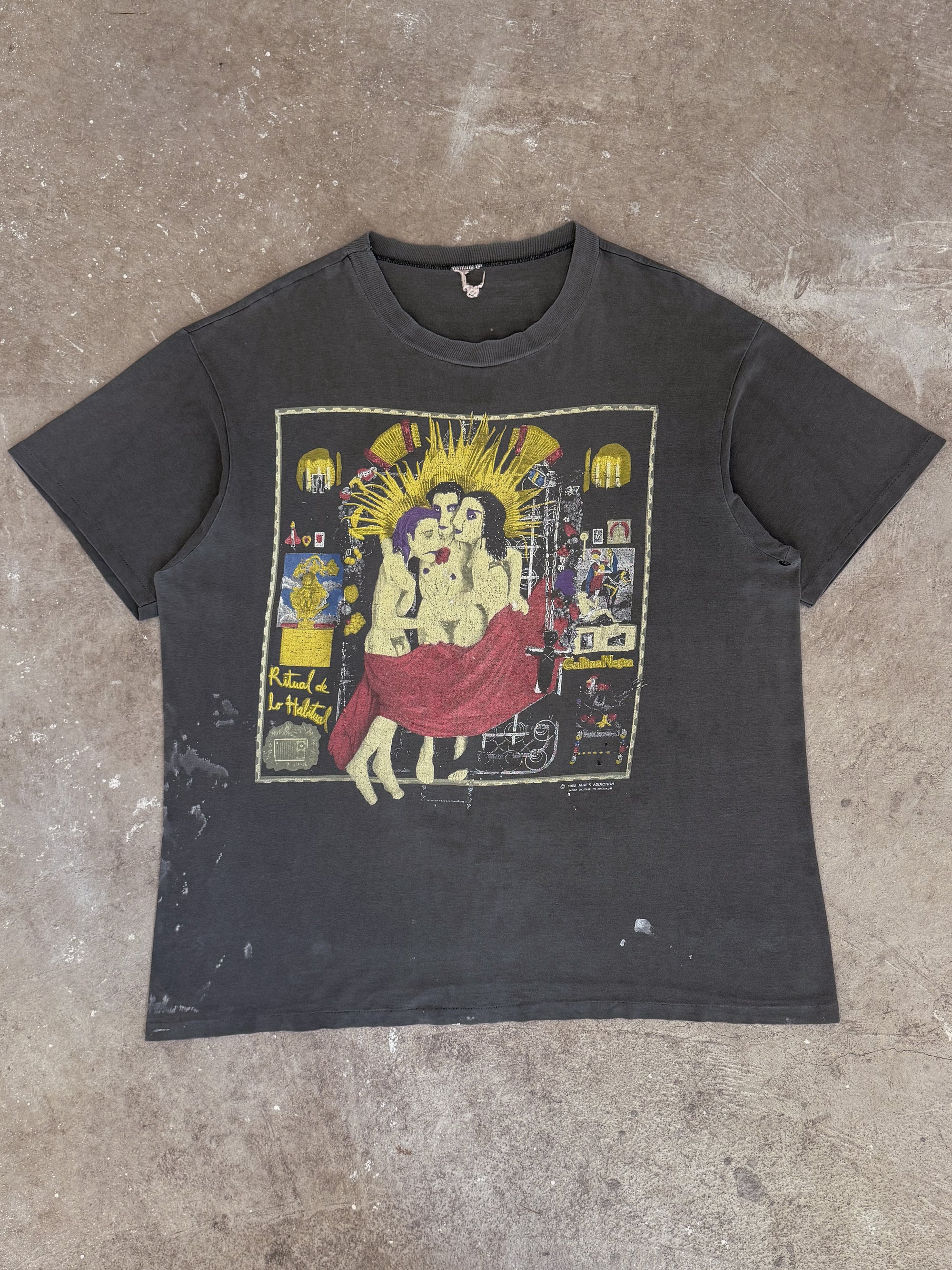1991 Jane's Addiction "Ritual De Lo Habitual" Faded Tour Tee (XL)