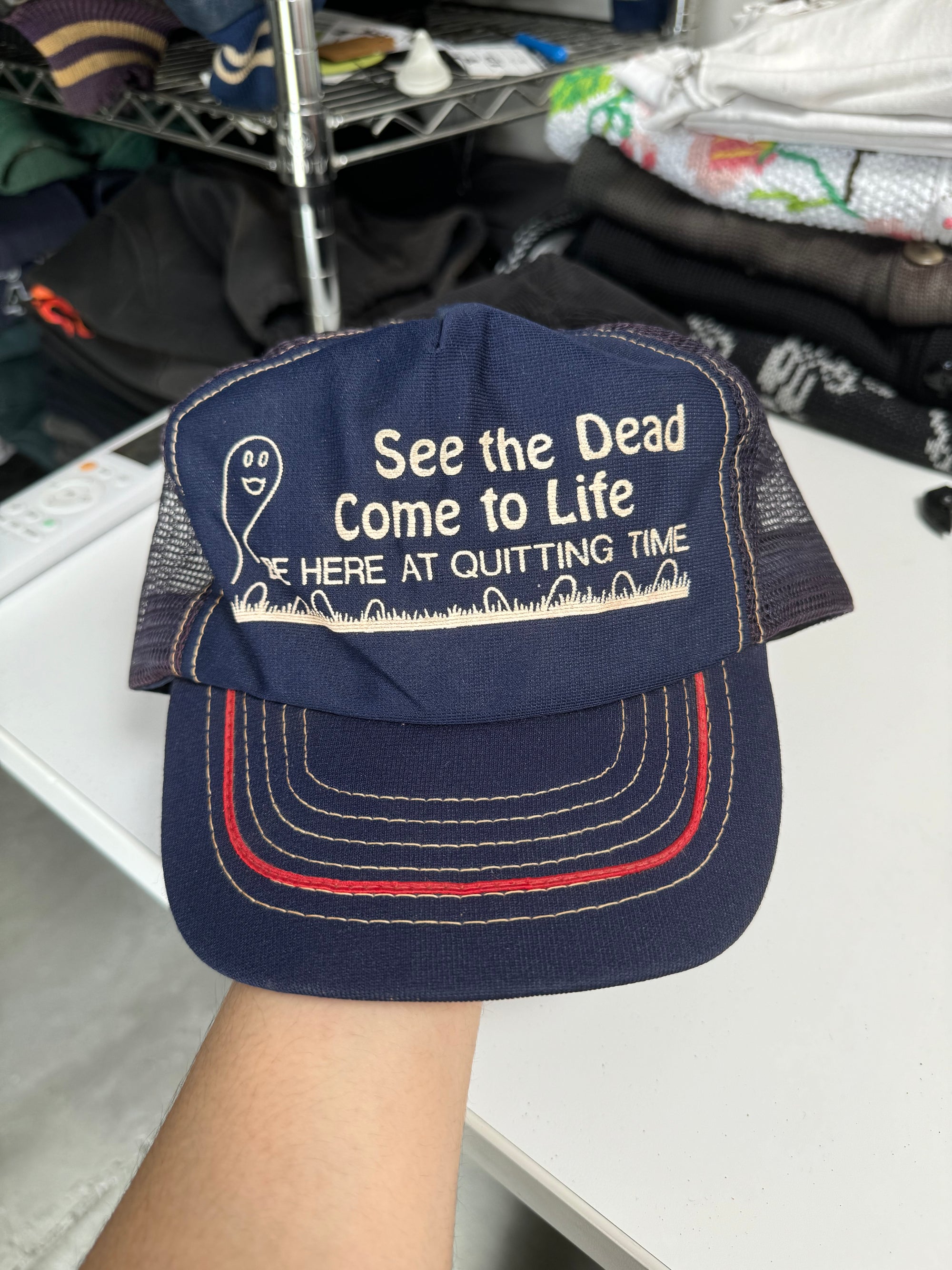 1980s "See the Dead Come To Life" Trucker Hat