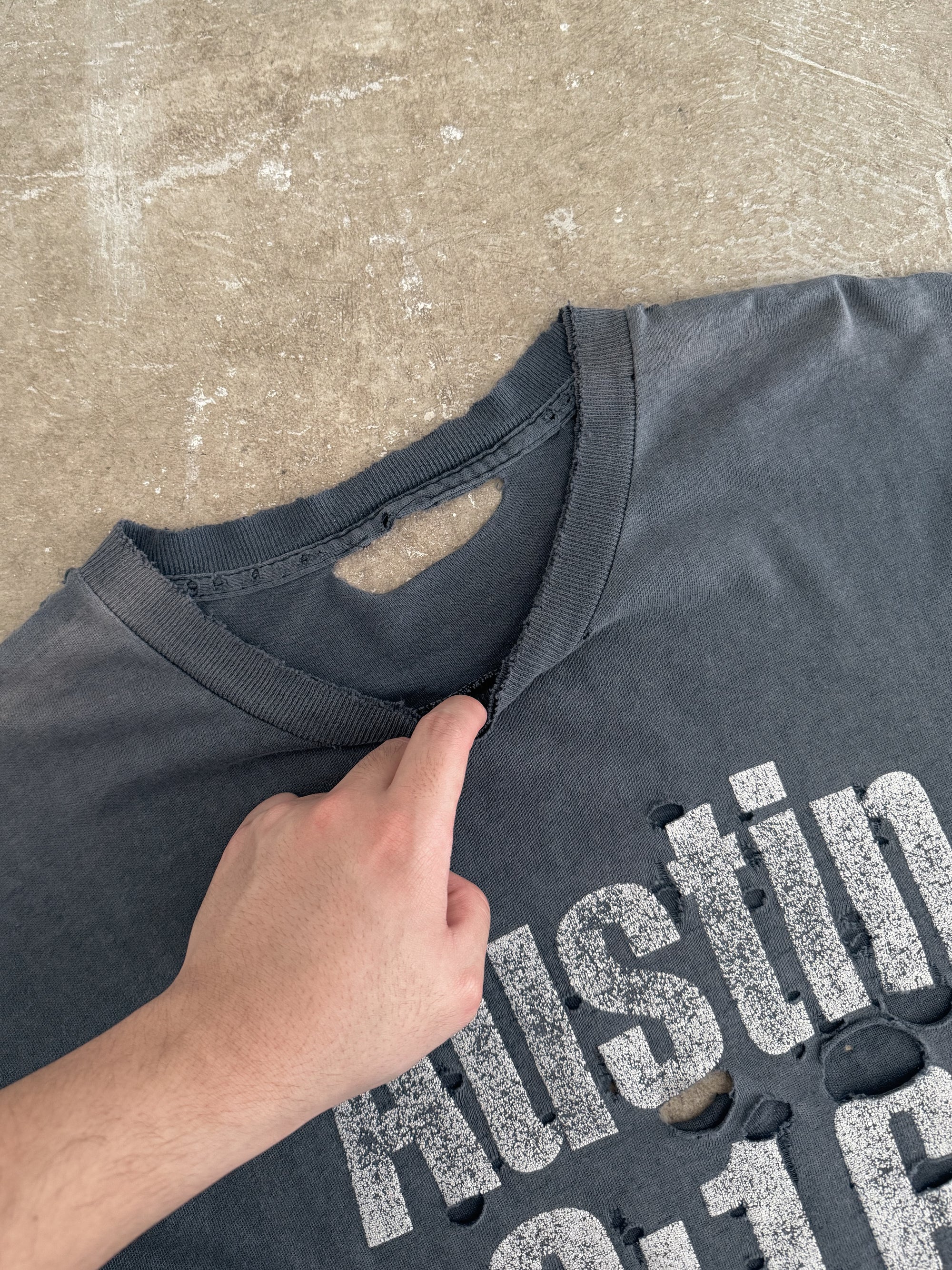 1990s "Stone Cold Steve Austin" Thrashed Tee (L)