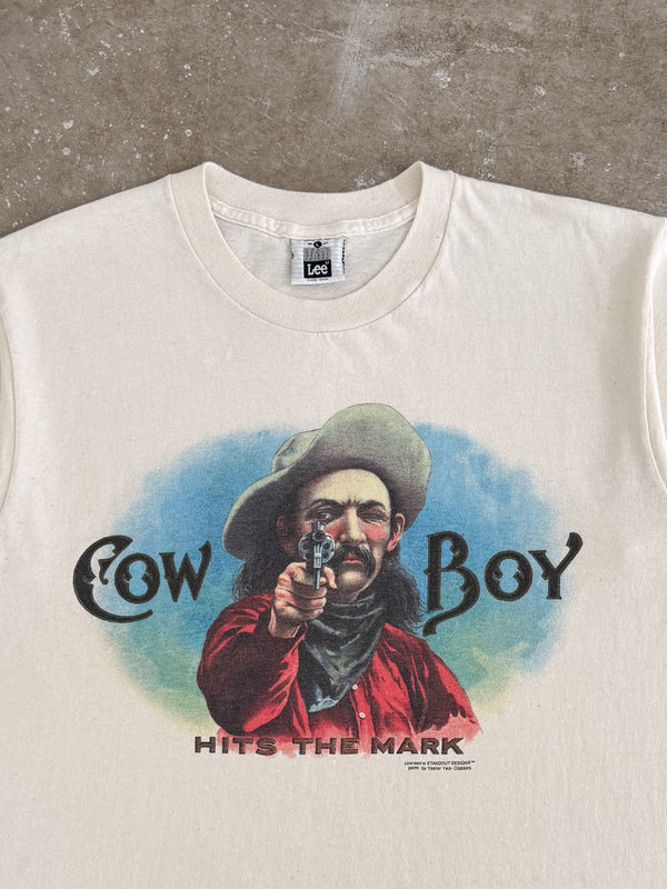 Early 90s "Cowboy Hits The Mark" Tee (L)