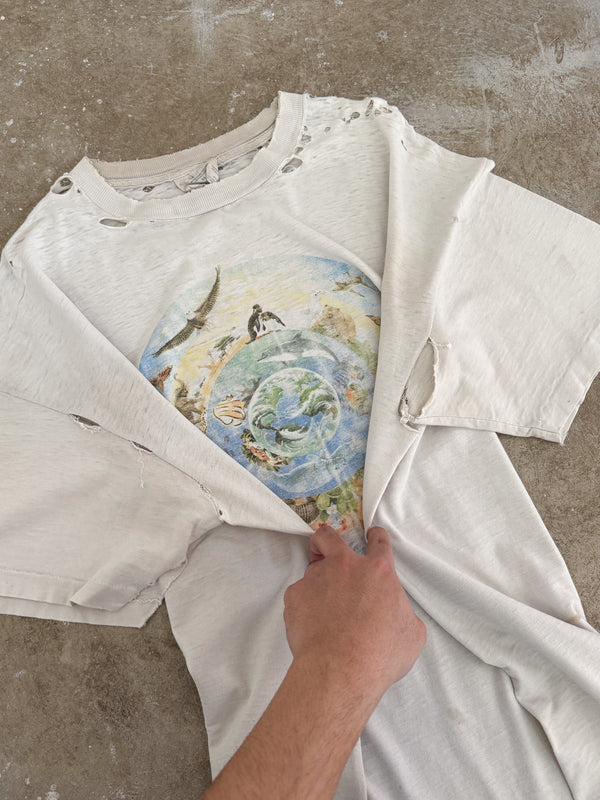 1990s "Circle of Life" Thrashed Tee (XL)