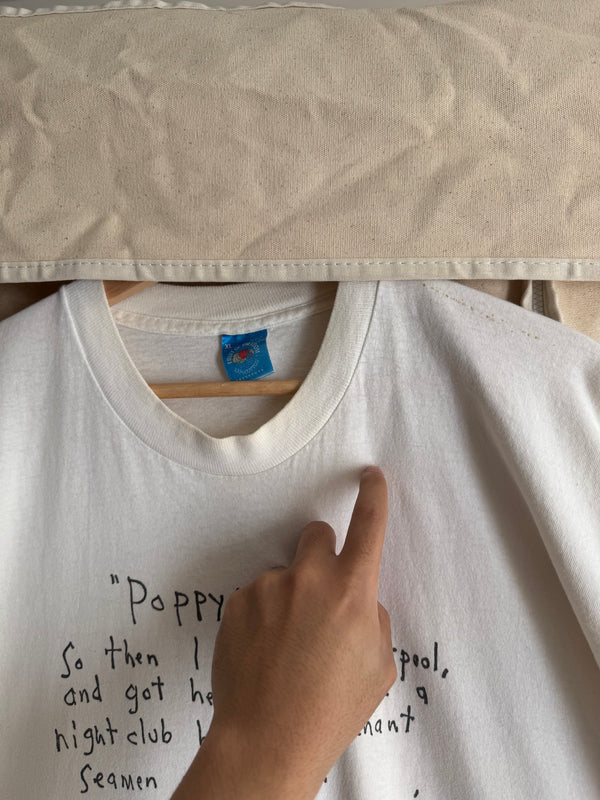 Mid 90s Morrissey "Poppycocteau" Tee (XL)
