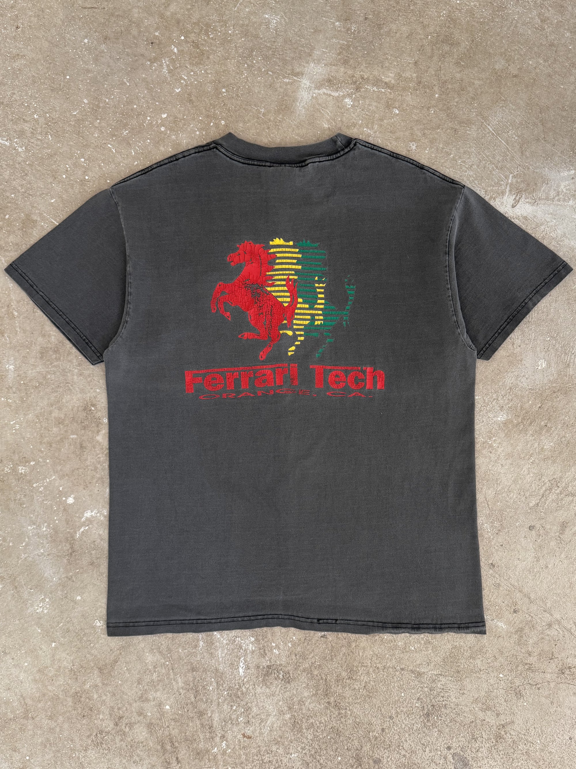 1990s "Ferrari Tech" Faded Tee (L)