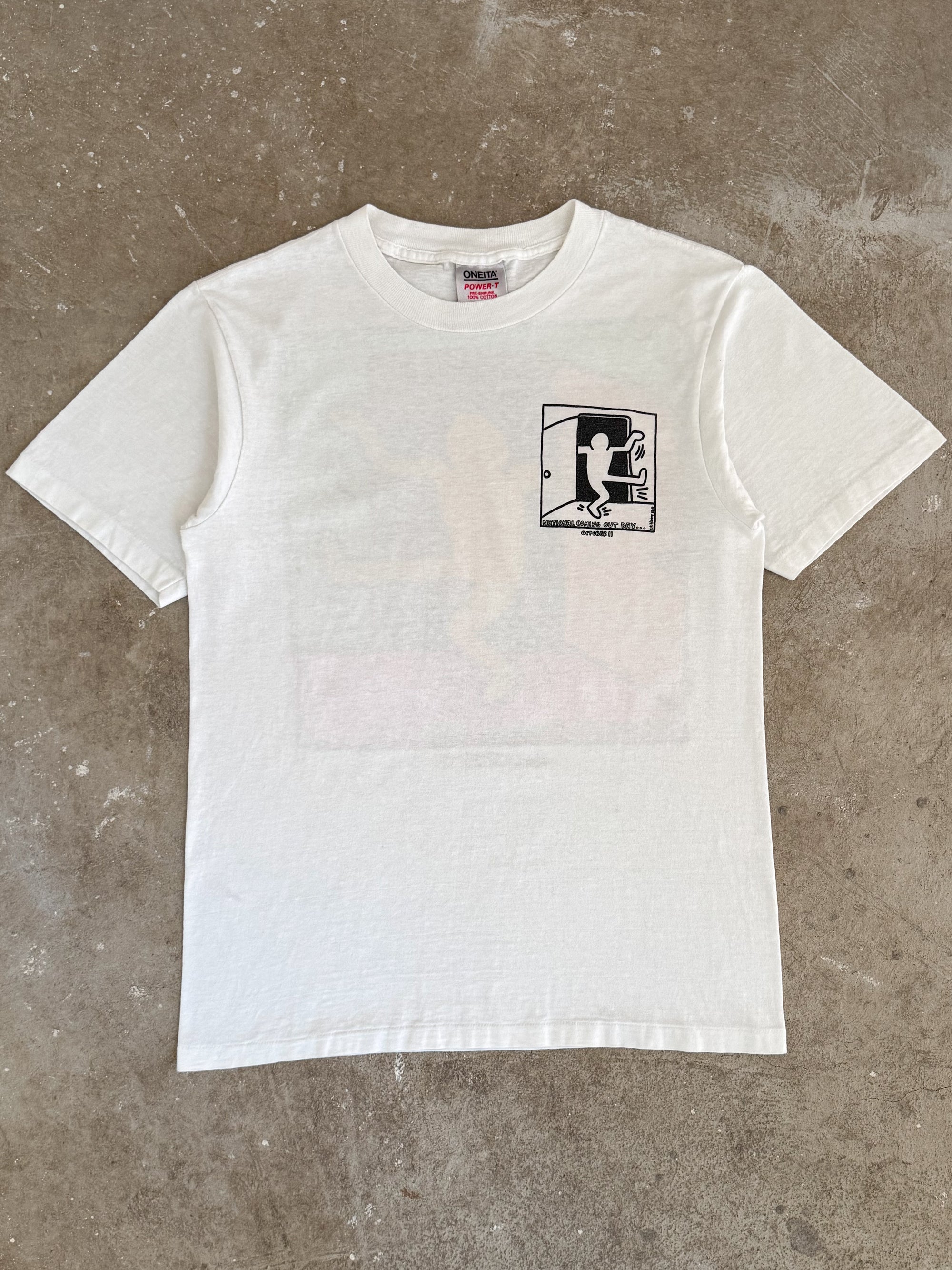 1988 Keith Haring "National Coming Out Day" Tee (S)