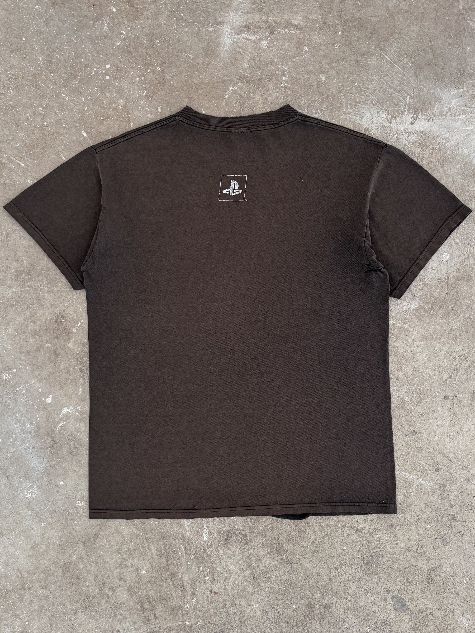 Early 00s "PlayStation 2" Faded Tee (M)