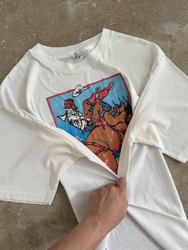 Late 80s "Oklahoma Cowboy Art" Tee (XL)