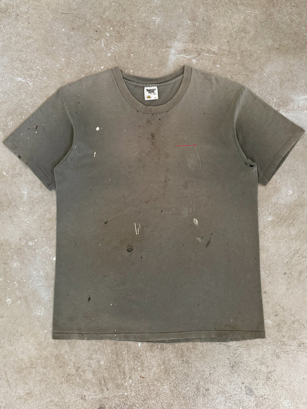 1990s "Porsche" Distressed Faded Tee (XL)