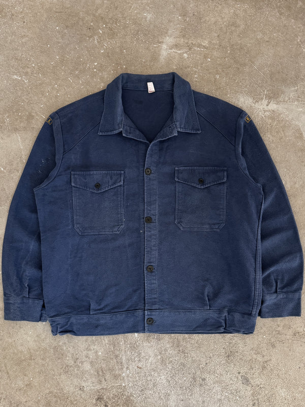 1970s/80s Blue Italian Work Jacket (XL)
