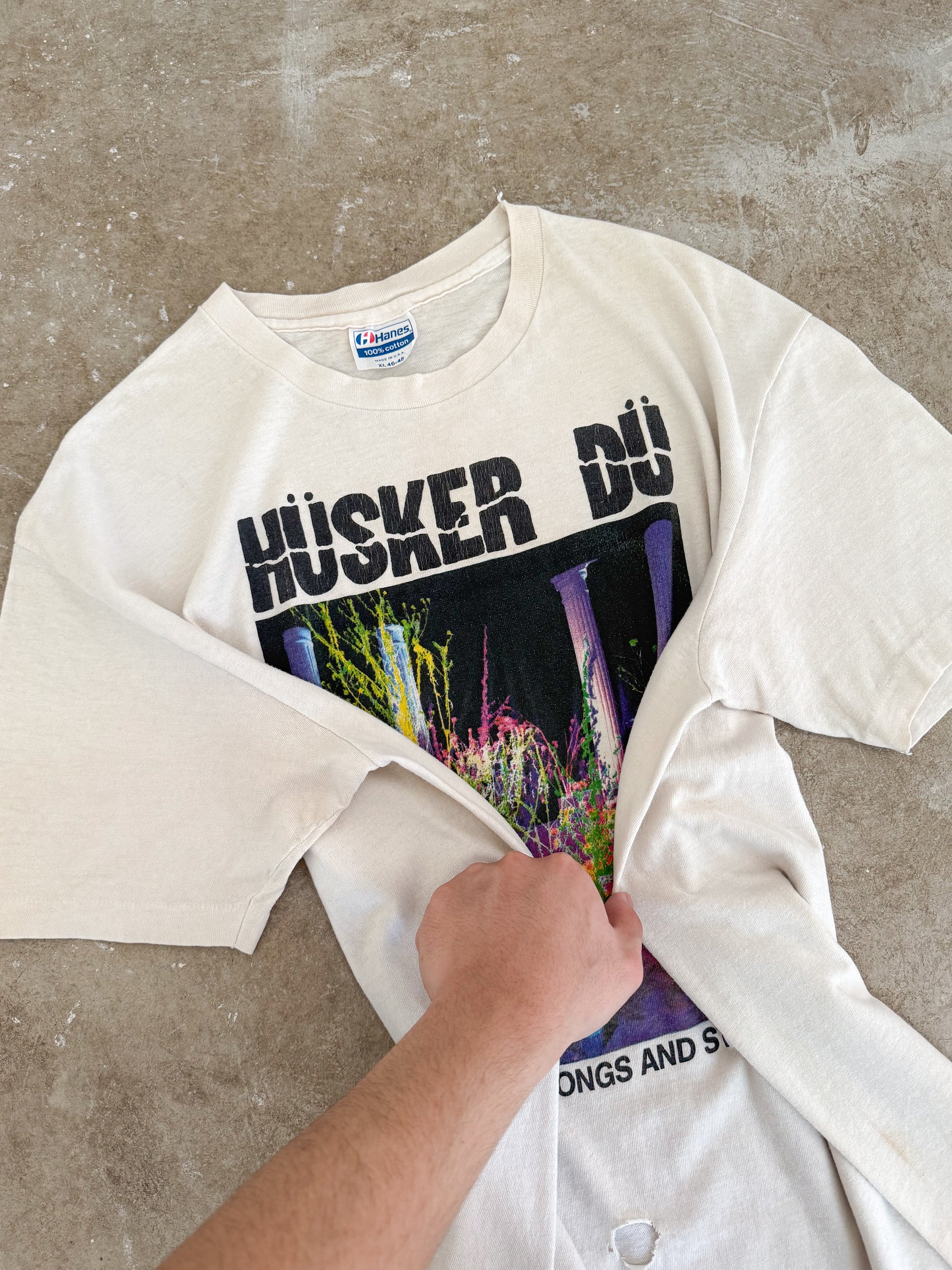 1987 Husker Du "Warehouse: Songs and Stories" Tee (L)
