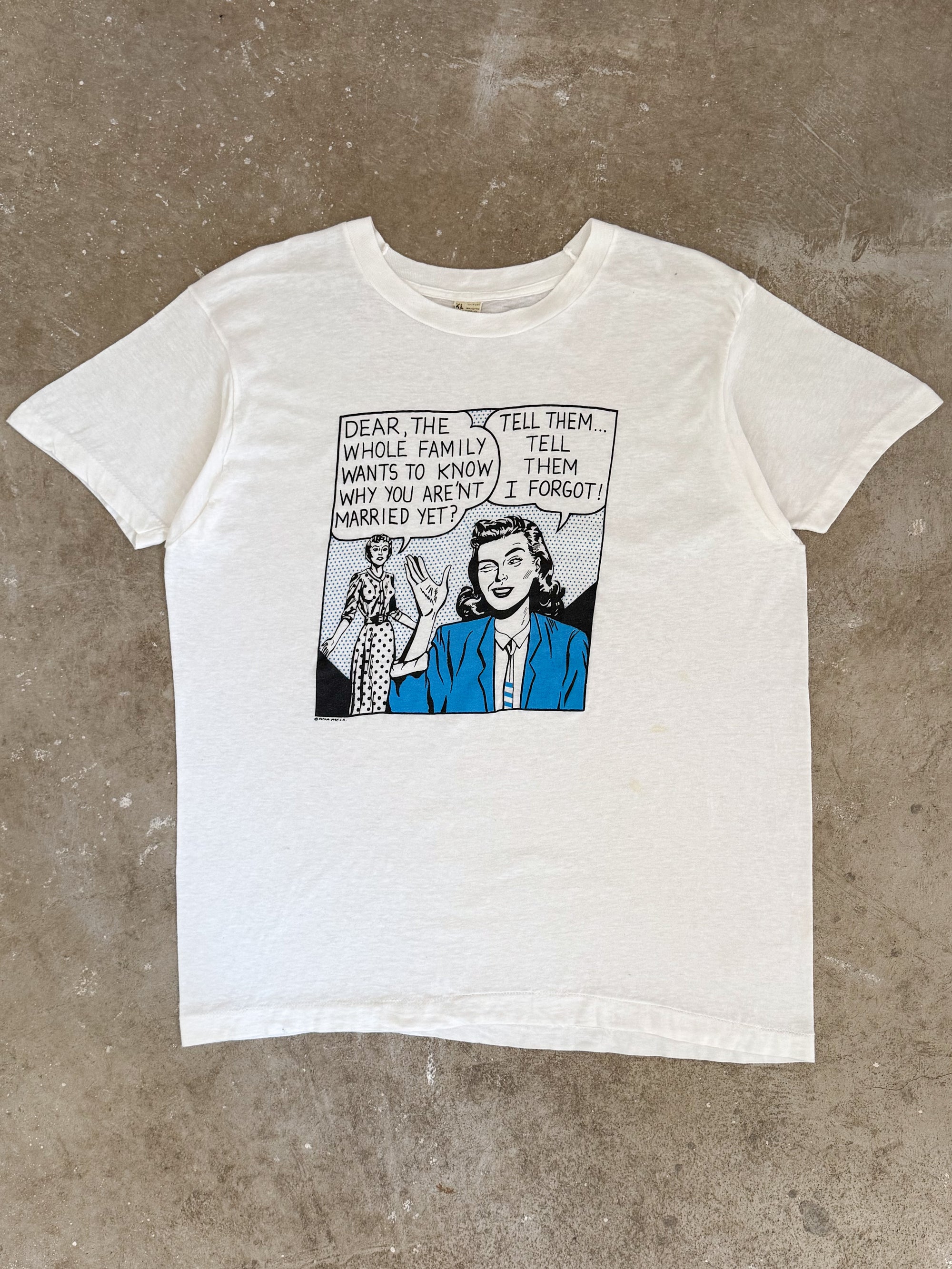 1980s Flying Fish Pop Art Tee (L)