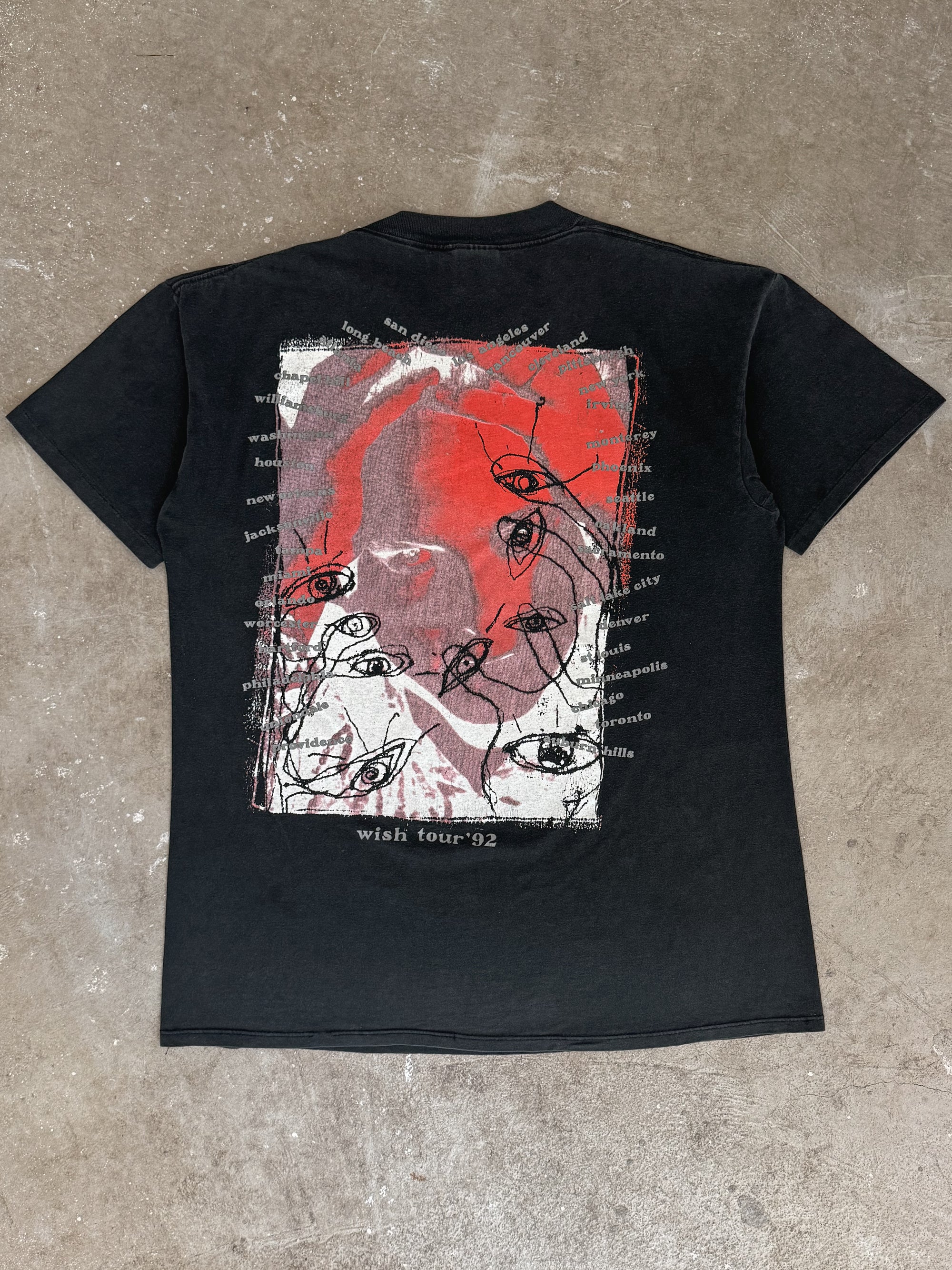 1992 The Cure "Wish Tour" Tee (XL)