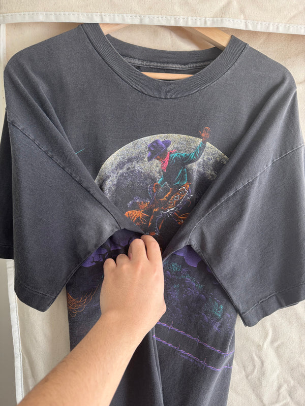 1990s "Cowboy Moon" Faded Tee (XL)