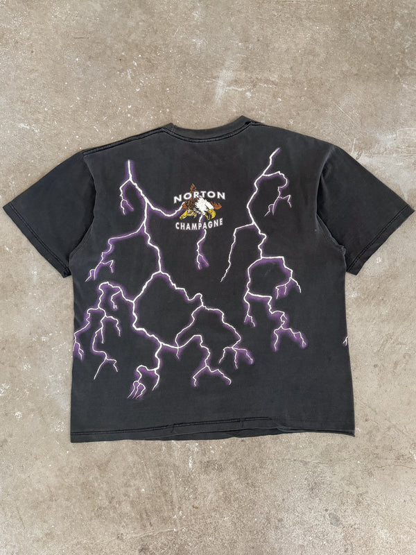 1990s "Feel The Wind" American Thunder Faded Tee (XL)