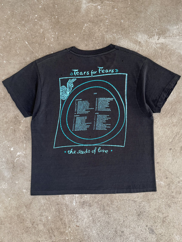 1990 Tears for Fears "The Seeds of Love" Euro Tour Tee (M)