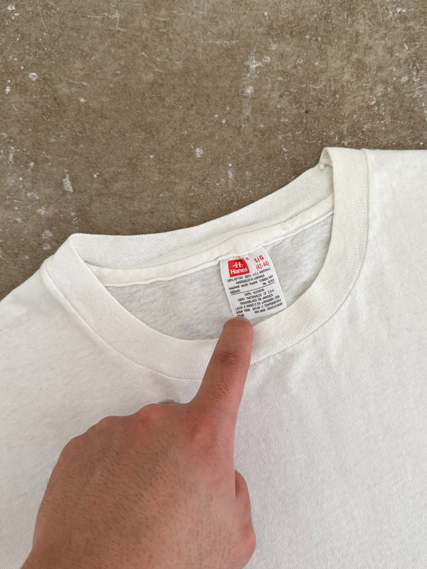 1980s/90s White Blank Tee (S)