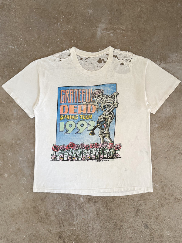 1992 Grateful Dead "Spring Tour" Thrashed Tee (XL)
