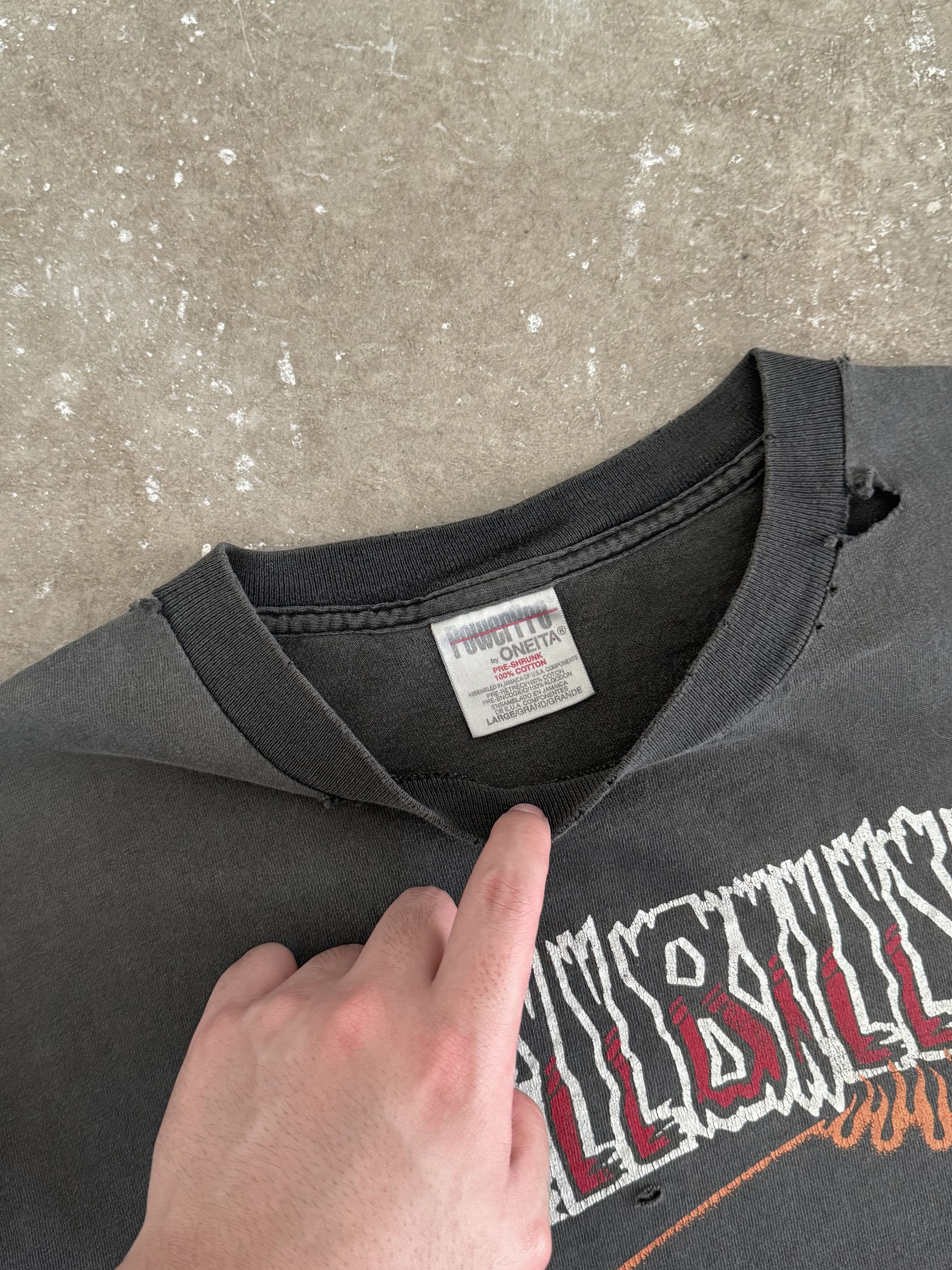 2000 Hellbillys "Blood Trilogy" Pushead Faded Tee (L)