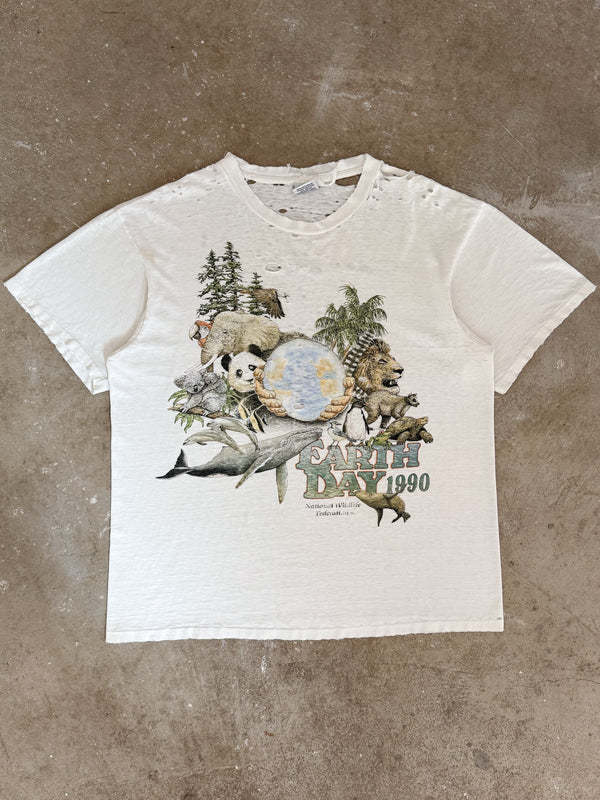 1990s "Earth Day" Thrashed Tee (XL)