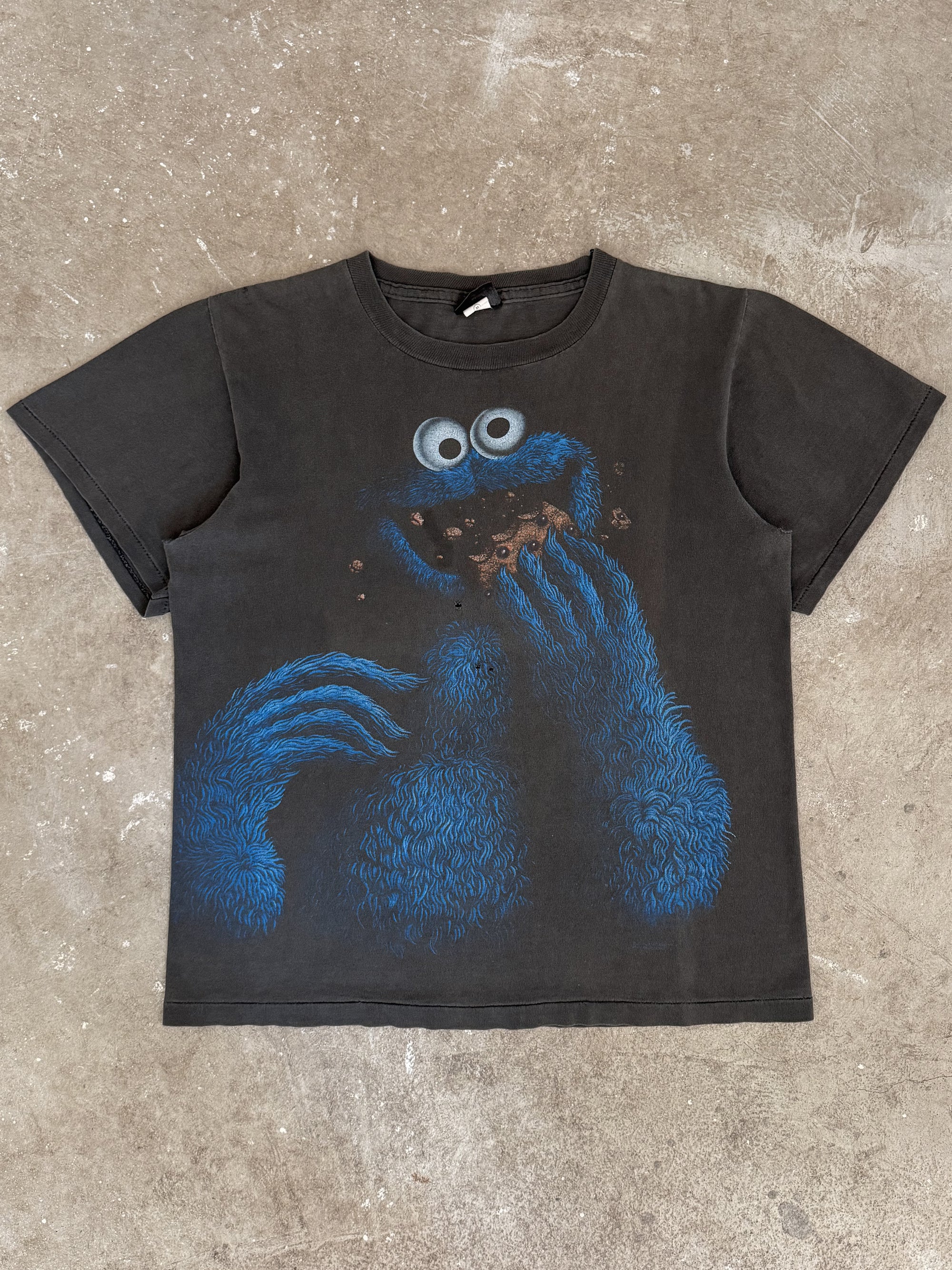 1990s "Cookie Monster" Faded Tee (M)