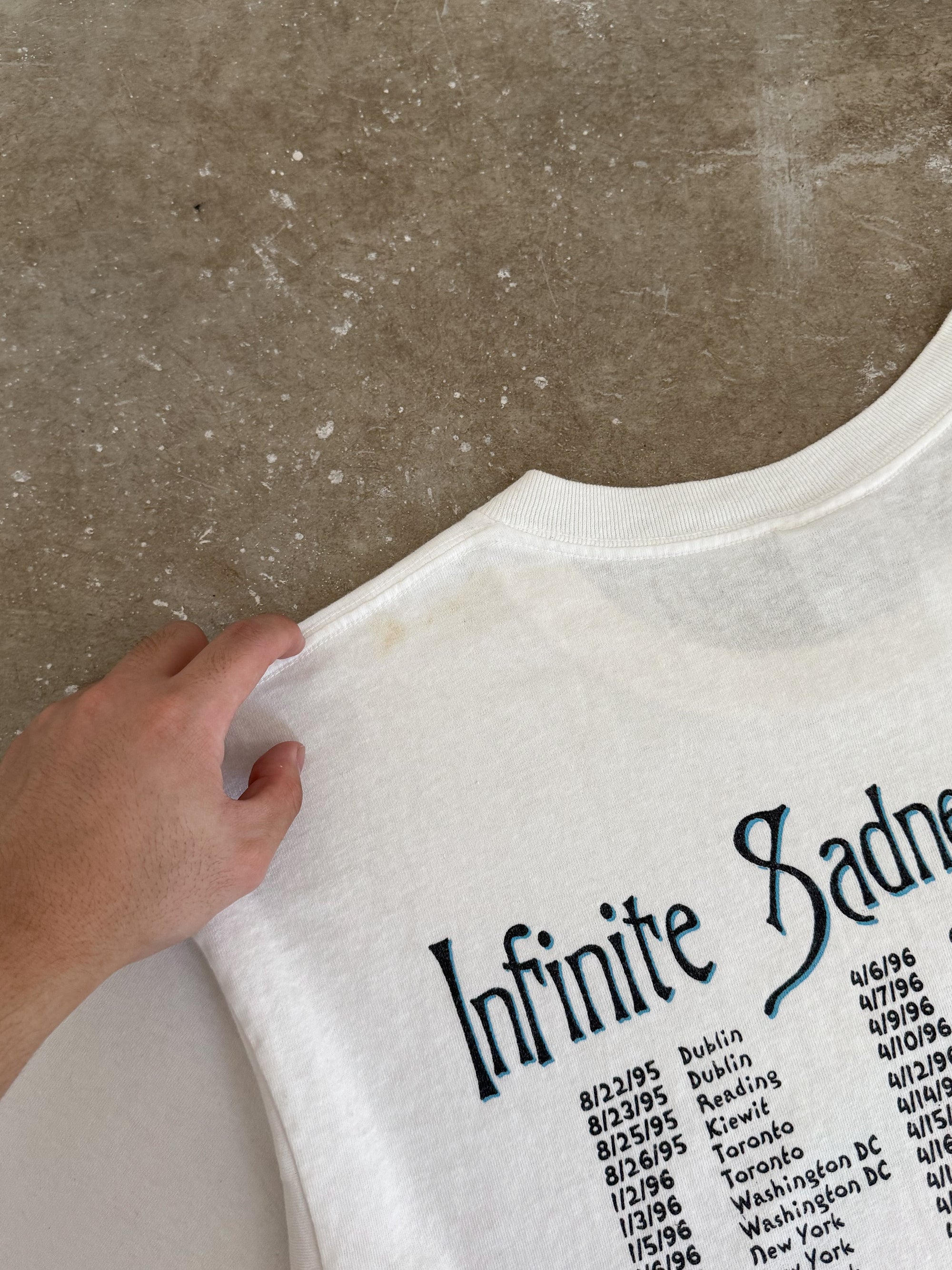 1996 Smashing Pumpkins "Infinite Sadness Tour" Tee (XL)