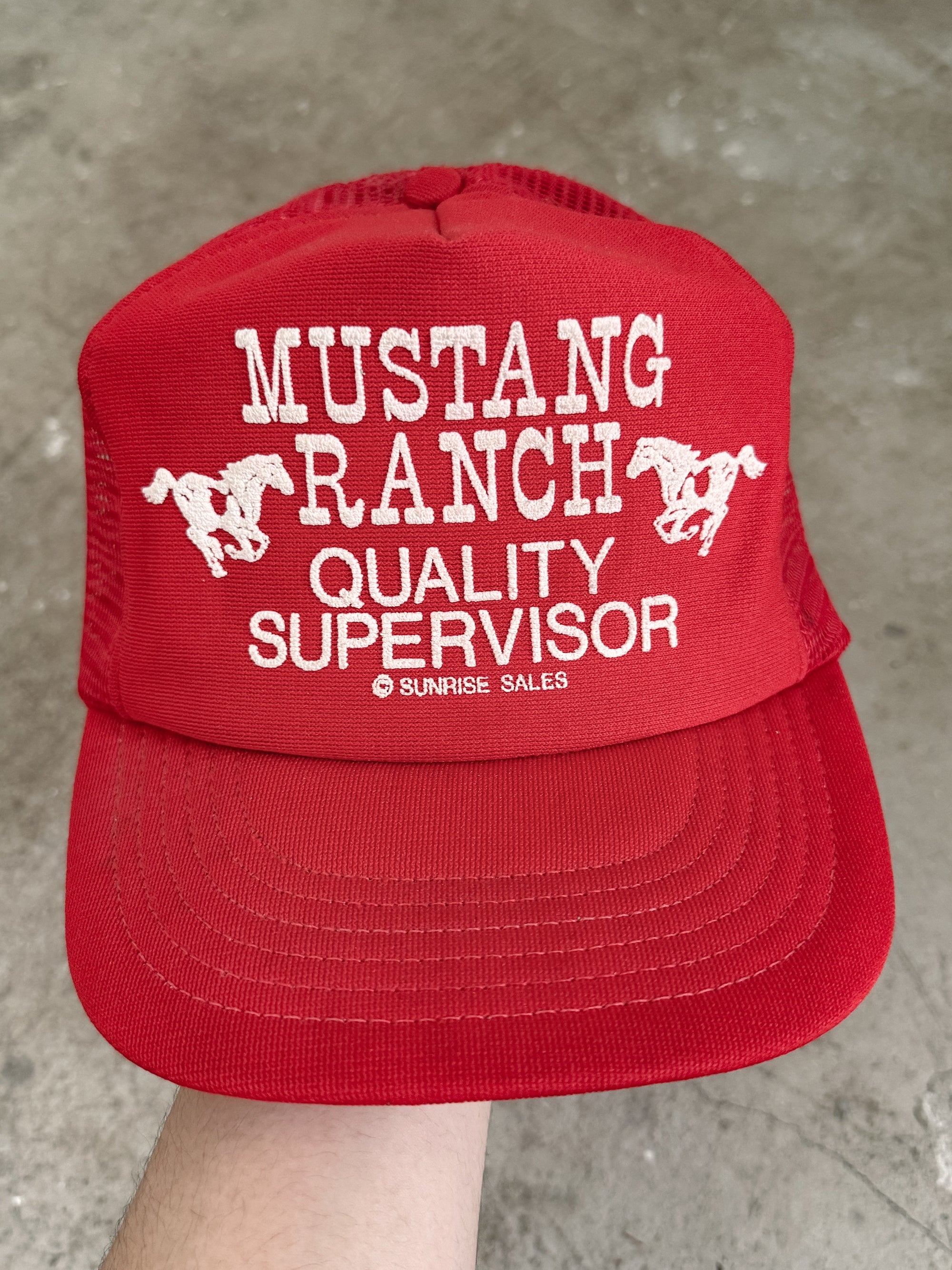 1980s "Mustang Ranch" Trucker Hat
