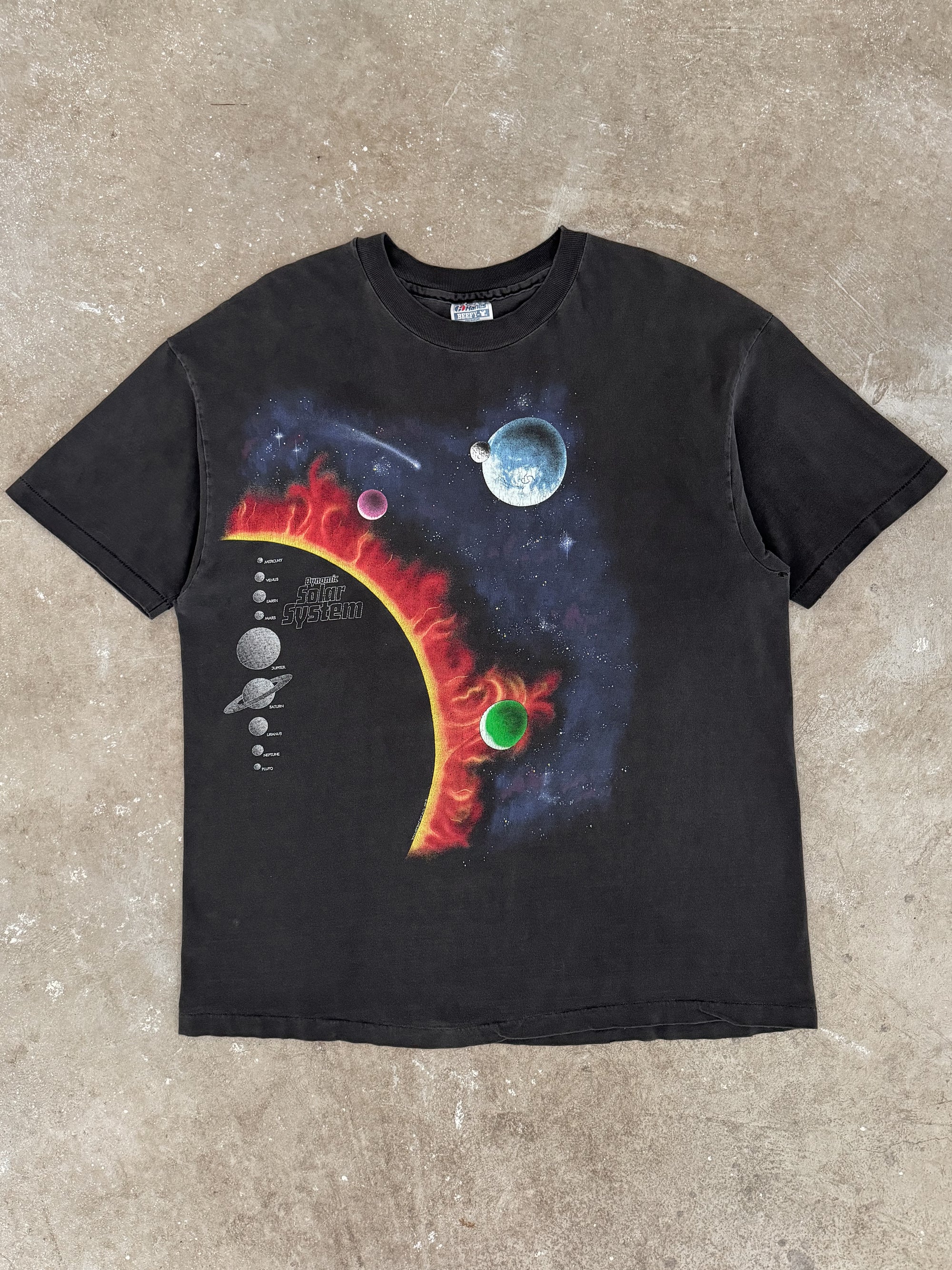 1990s "Dynamic Solar System" Faded Tee (XL)
