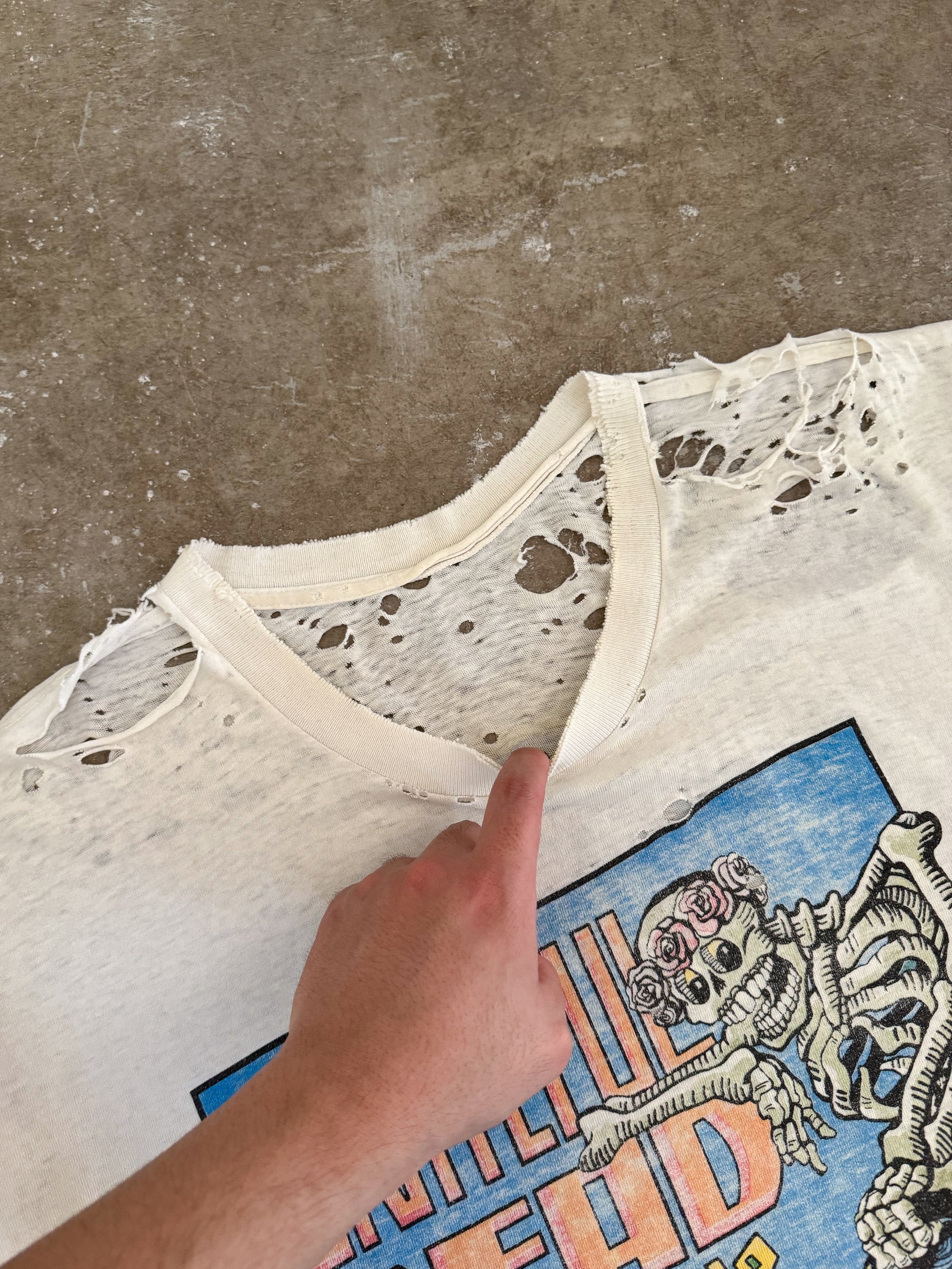 1992 Grateful Dead "Spring Tour" Thrashed Tee (XL)
