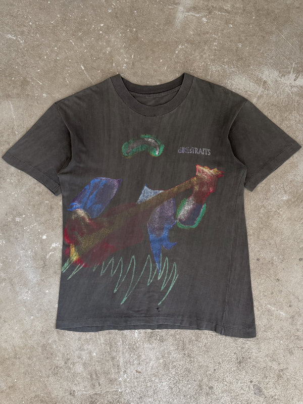 1988 Dire Straits "Money for Nothing" Faded Euro Tee (M)