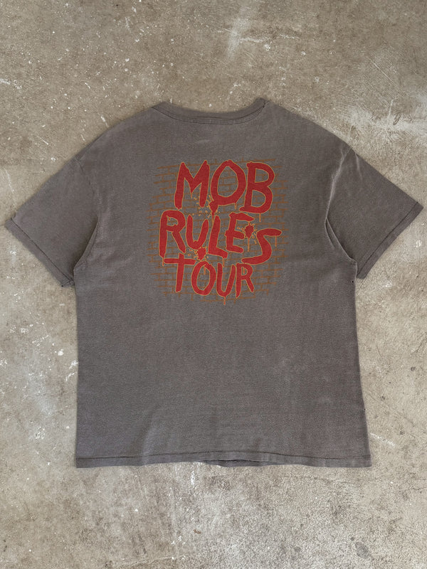 1981 Black Sabbath "Mob Rules Tour" Faded Tee (L)