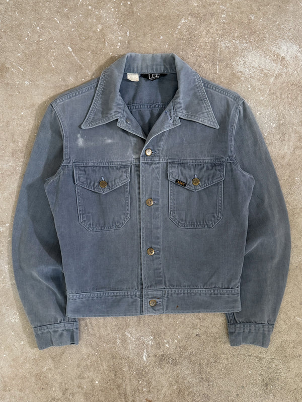 1970s Lee Faded Blue Moleskin Jacket (S)