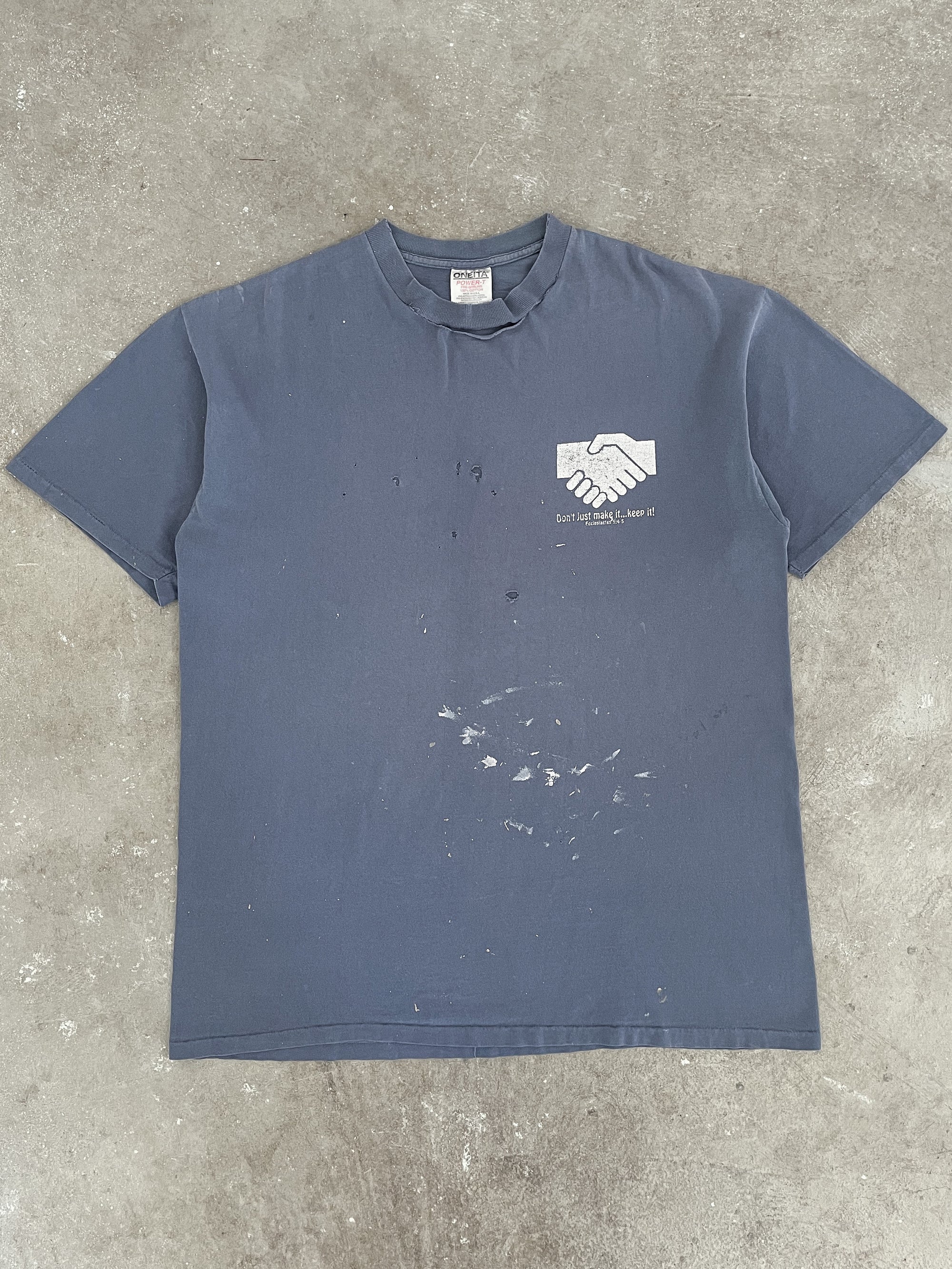 1990s “Promise Makers Jam” Painted Distressed Single Stitched Tee (XL)
