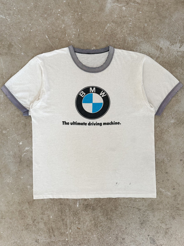 1980s "BMW Ultimate Driving Machine" Ringer Tee (M)