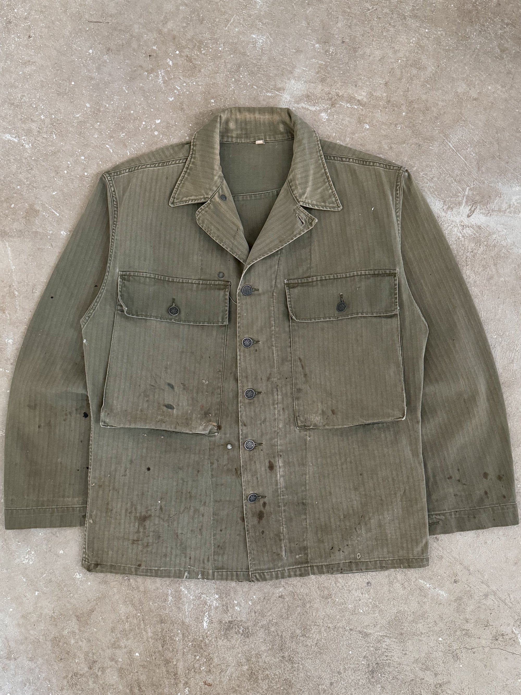 1940s/50s WWII Army 13-Star HBT 2nd Pattern 45D Jacket (M)