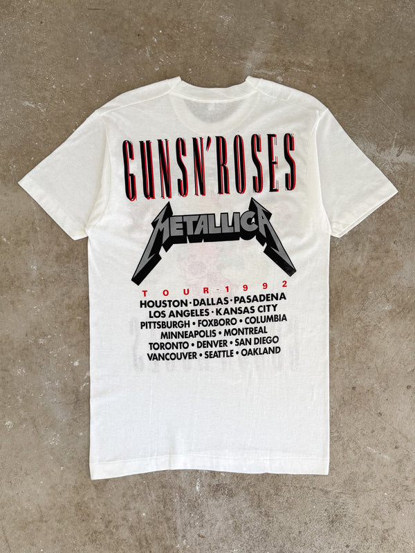 1992 Metallica + Guns N Roses Tee (M)