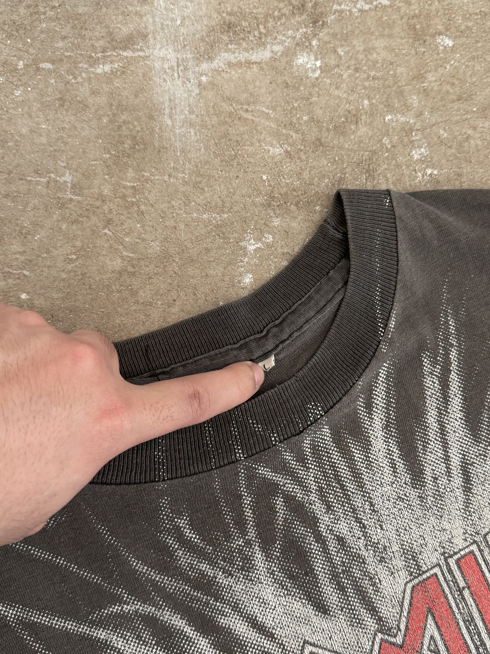 1991 Iron Maiden Faded AOP Tee (L)