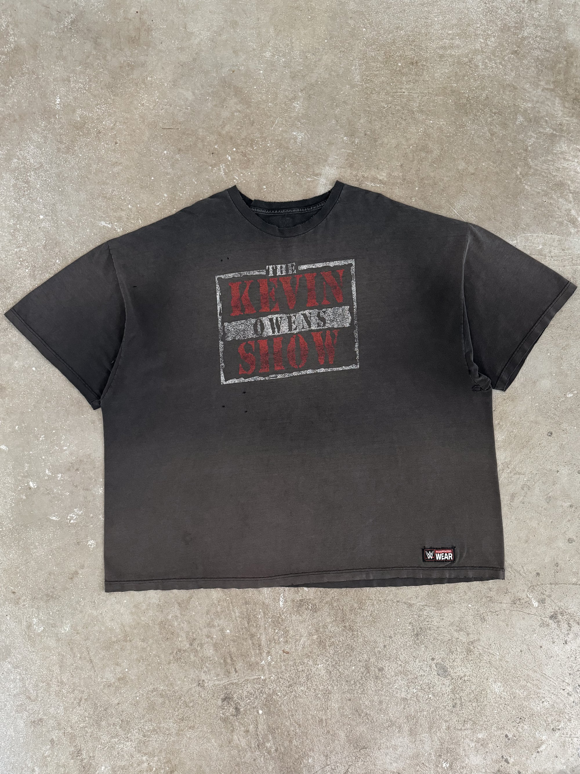 2010s "The Kevin Owens Show" Distressed Faded Tee (5XL)