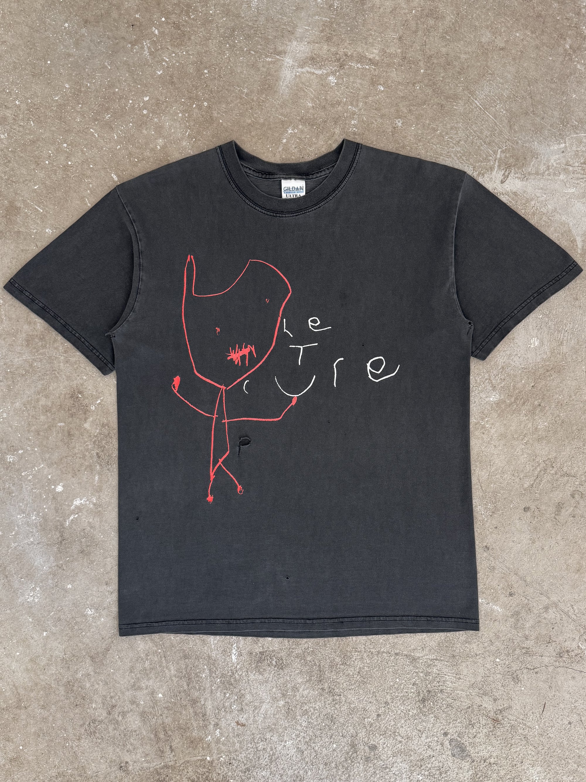 2004 The Cure "Self Titled" Faded Tee (M)