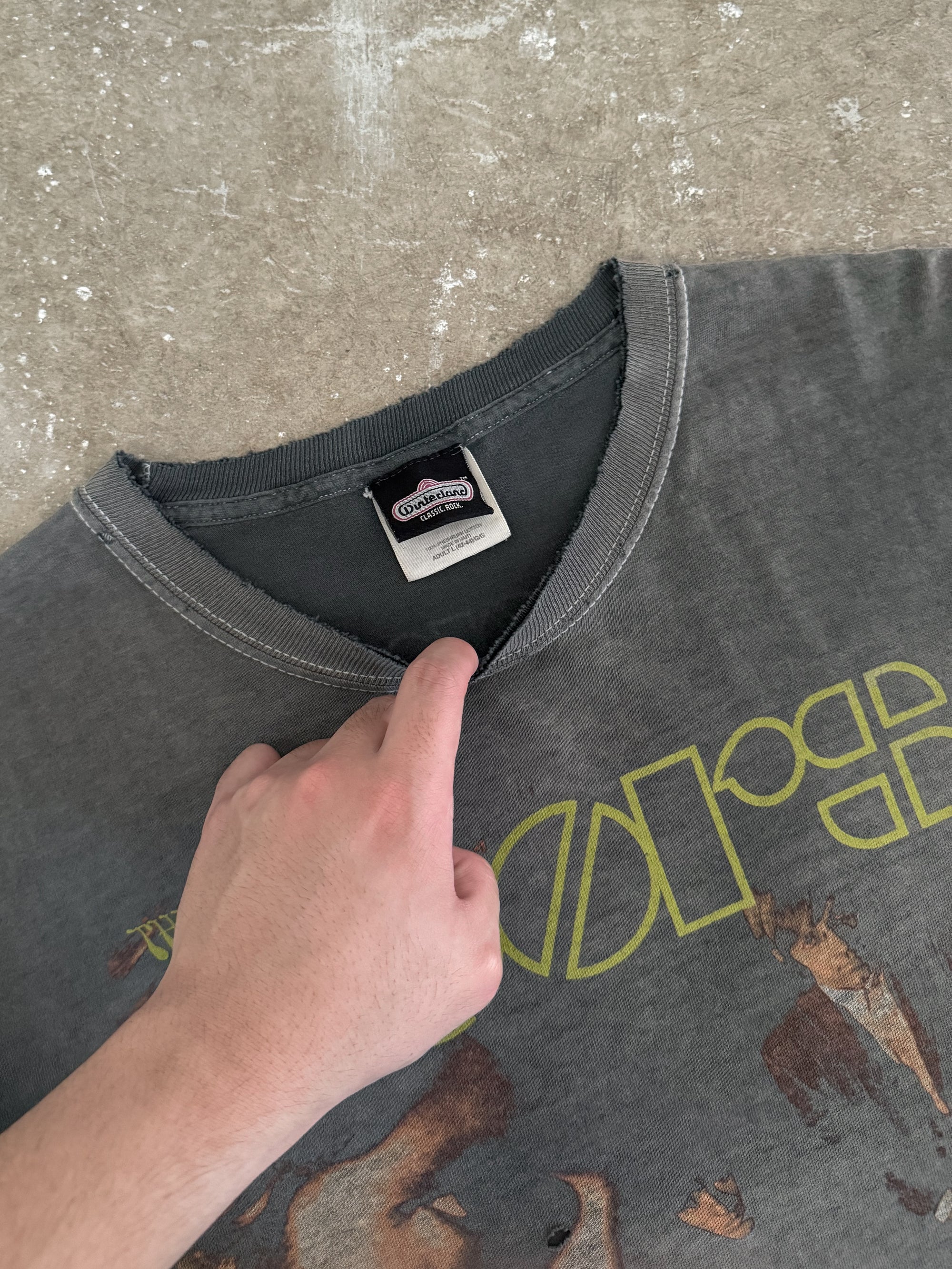 2005 The Doors "Self Titled" Faded Tee (L)
